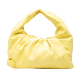 Bottega Veneta Pre-owned Shoulder Pouch - Dames - Pre-owned - Geel - Maat: ONE Size Zijde