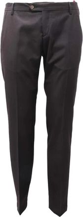 Michael Coal Italiaanse Stijl Broek - Heren - Slim Fit Broeken - Zwart - W38 - Broeken