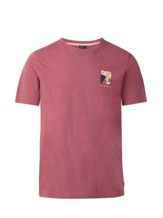 Protest T-Shirt PROTEST T-SHIRT PRTABDIEL, Herren, Gr. S, rot (roan rougebordeaux), Obermaterial: 60% Baumwolle CO. 40% Polyester Pol. recyc.., Shirts T-Shirt