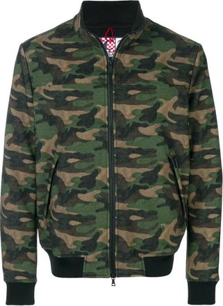 MC2 Saint Barth Man Mid-weight Camouflage Bomber Jacket Traveler