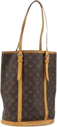 Louis Vuitton Pre-owned Bucket Bags, female, Brown, Size: ONE SIZE Pre-owned Bucket Bag