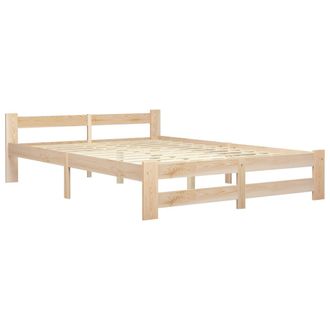 vidaXL Estructura De Cama Sin Colch&oacute;n Madera Maciza De Pino 160x200 Cm Vidaxl