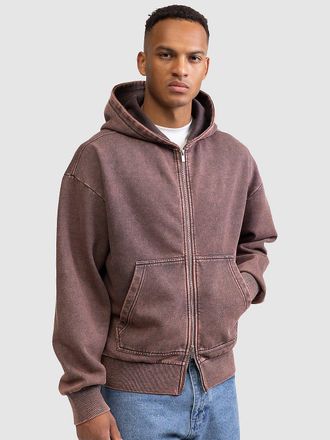 Redefined Rebel RRScott Sweat Oversized Fit Sweatjacke rot