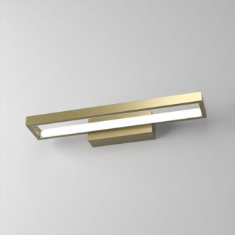 Top-Light Applique Moderna Four Squares Alluminio Oro Brunito Led 20W