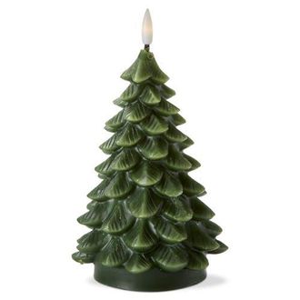 Tag Large Pine Tree LED Flameless Candle - Christmas Decor in Green at Nordstrom