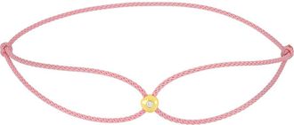 EF Collection Diamond Dot Cord Bracelet in 14K Yellow Gold /Petal at Nordstrom