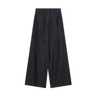 Dries Van Noten Dames, Jeans, Blauw, Maat: S Katoen