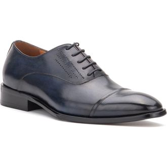 Vintage Foundry Co. Pence Cap Toe Leather Oxford in Navy at Nordstrom Rack, Size 10