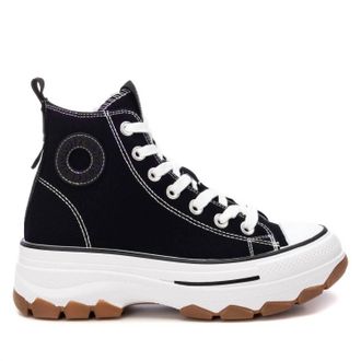 Xti Womens Sneaker Booties In Black