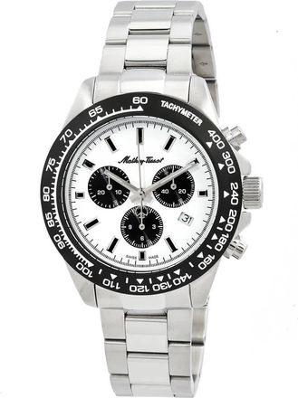 Mathey-Tissot Mathy Chrono Chronograph Quartz White Dial Mens Watch H9010CHAI
