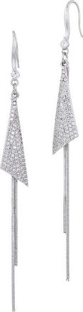 Savvy Cie Jewels Cz Dangle Earrings