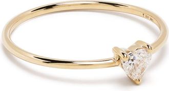 Adina Reyter 14K Yellow Gold Love Diamond Ring - Womens - 14kt Yellow Gold/Diamond