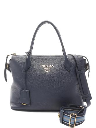 Prada 2010s leren shopper - Blauw
