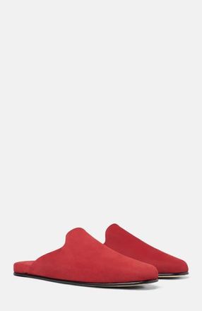 Scarosso Atlas Slippers in Red - Nubuck at Nordstrom, Size 41