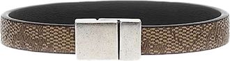 Guess Logo 4g Armband Heren Riem - Heren - Armbanden - Bruin - M - Accessoires
