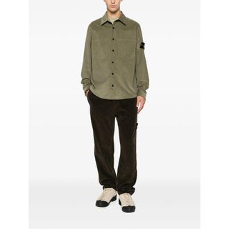 Stone Island Corduroy Shirt - Green