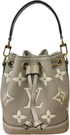 Louis Vuitton Pre-owned Vintage Monogram Empreinte Shoulder Bag - Dames - Vintage Tas - Beige - ONE Size - Leer - Vintage
