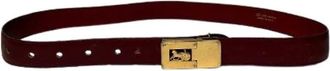 Celine Pre-owned Belts, female, Red, Size: ONE SIZE Pre-owned Vintage Belt