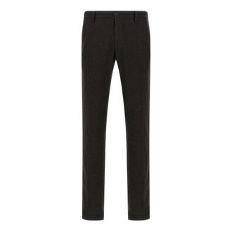 Incotex Broeken, Heren, Bruin, W33, Wol, Cool Wool Pants