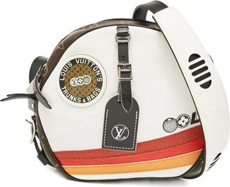 Louis Vuitton Borsa a spalla Airline Boite Chapeau Souple - Bianco