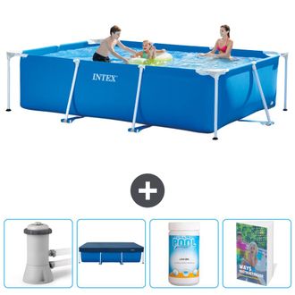Intex Piscina Con Estructura Rectangular - 300x200x75 Cm - 7-piezas Scb116