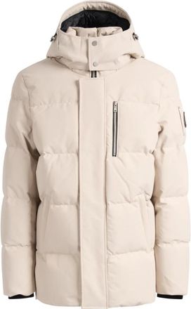 Moose Knuckles Jassen, Heren, Beige, M, Polyester, Cloud 3Q Puffer