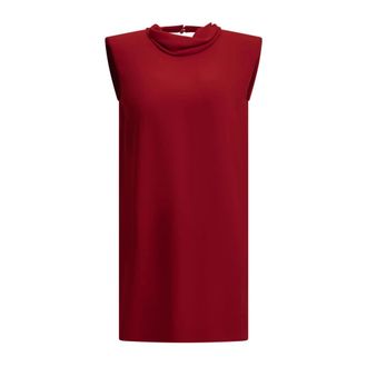Valentino Cady Couture Kort Jurk - Dames - Jurken - Rood - Maat: M Zijde