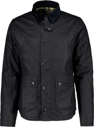 Barbour Jassen, Heren, Blauw, M, Katoen, Waxed Jacket
