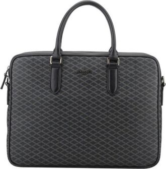 Pourchet Madison Briefcase - Heren - Laptoptassen - Zwart - ONE Size - Leer - Tassen