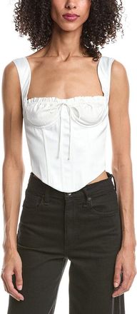Guizio Guizio Ruched Cup Bustier Top