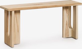 Sklum Banco De Jard&iacute;n 100 Cm En Madera De Teca Tessalit Sklum
