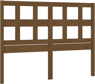 vidaXL Cabecero De Cama Madera Maciza Pino Marr&oacute;n Miel 185,5x4x100 Cm Vidaxl