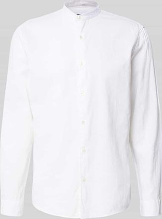 Mc Neal Regular Fit Freizeithemd aus Leinen-Baumwoll-Mix in Weiss, Gr&ouml;&szlig;e XXXL