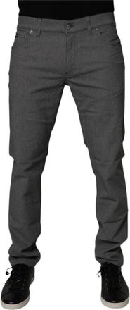 Dolce & Gabbana Heren, Jeans, Grijs, Maat: XL Denim