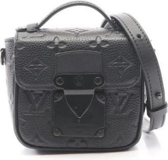 Louis Vuitton Pre-owned Vintage Handbag - Heren - Vintage Handtas - Zwart - ONE Size - Leer - Vintage