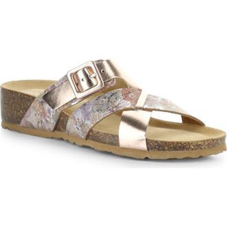 Bos. & Co. Lina Wedge Slide Sandal in Rose Gold at Nordstrom, Size 10-10.5Us