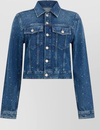 7 For All Mankind cropped denim jacket