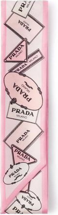 Prada Printed Twill Scarf