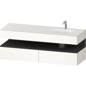 Duravit Qatego Lavabo Encastrado Con Base De Lavabo Consola, - Duravit