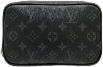 Louis Vuitton Pre-owned Pouch - Heren - Vintage Clutch - Zwart - ONE Size - Vintage