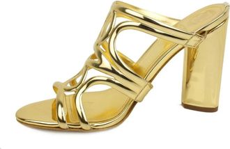 Guess Heeled Mules - Dames - Muiltjes - Geel - 35 EU - Schoenen