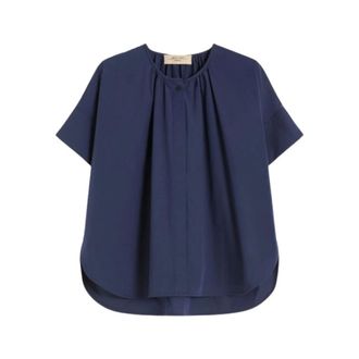 Max Mara Blouses, female, Blue, Size: XS Blouse
