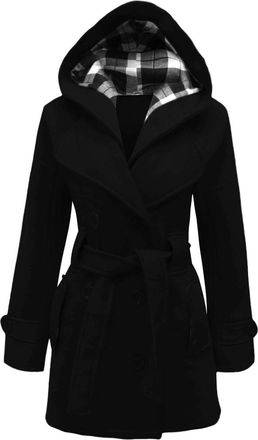 Generic Ladies Winter Coat Black Size 26