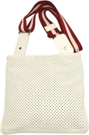 Bally Pre-owned Fabric shoulder-bags - Dames - Vintage Schoudertas - Beige - ONE Size - Vintage