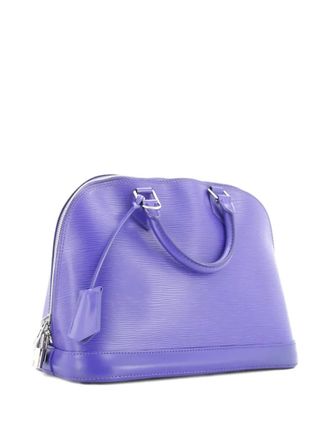 Louis Vuitton Alma Handbag Epi Leather PM satchel - Purple