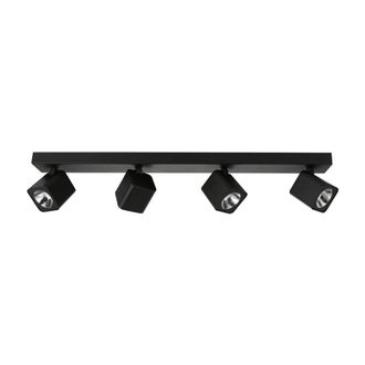 Netlighting Aveiro Modern Ceiling Spotlight Bar LED 4000K in Black