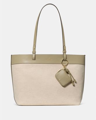Kate Spade New York Womens Tessa Tote Bag With Charm - Multicolour - One Size
