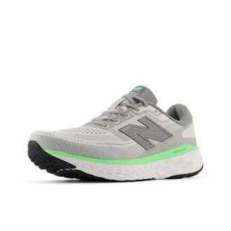 New Balance Mens Fresh Foam X Evoz V4 Running Shoe, Grey Matter/Slate Grey/Electric Jade, 8.5 UK