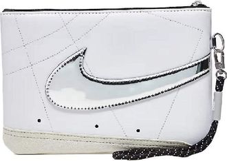 Nike Nike Icon Blazer Wristlet Large Document Wallet Clutch Bag with Metallic Strap Silver