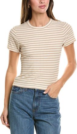 Rag & Bone Luca Stripe Rib Baby T-Shirt